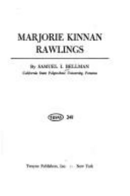 Marjorie Kinnan Rawlings,